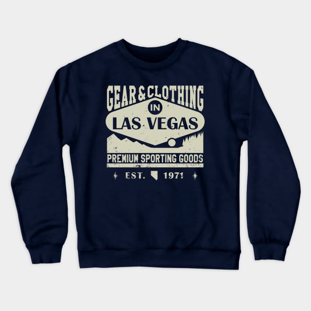 Gear & Clothing in Las Vegas Crewneck Sweatshirt by noggin